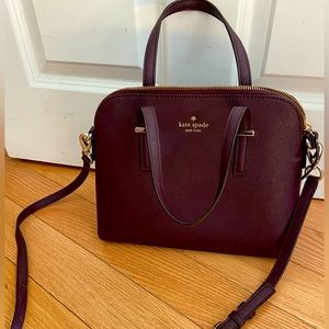 Purple kate spade purse